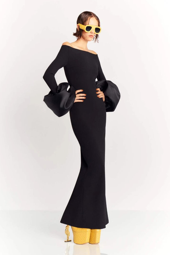 Puff Sleeve Bandage Bodycon Birthday Dress
