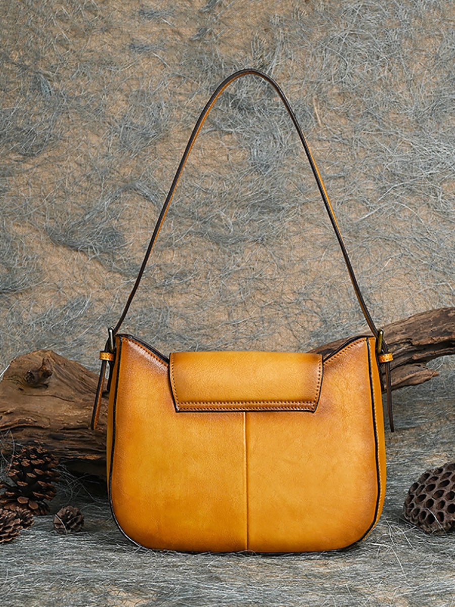 Vintage Genuine Leather Shoulder Bag