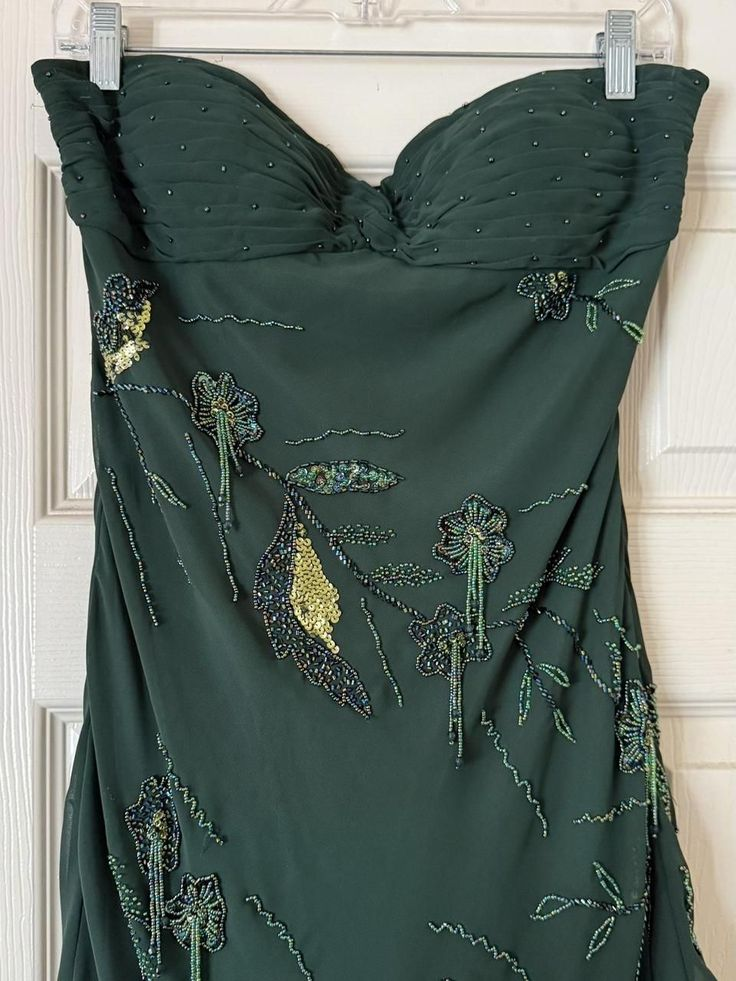 Vintage Green Chiffon Beaded Ruffles Short 19th Birthday Outfits Homecoming Dress D501