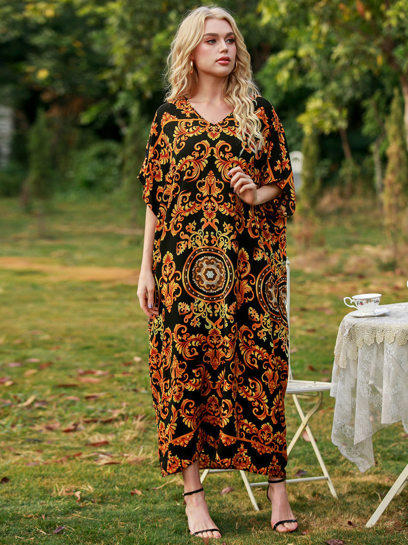 Fear Of Losing You Kaftan Dress - Fashionpara
