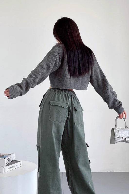 Orro Shop Loose Fitting Round Neck Long Sleeve Sweater