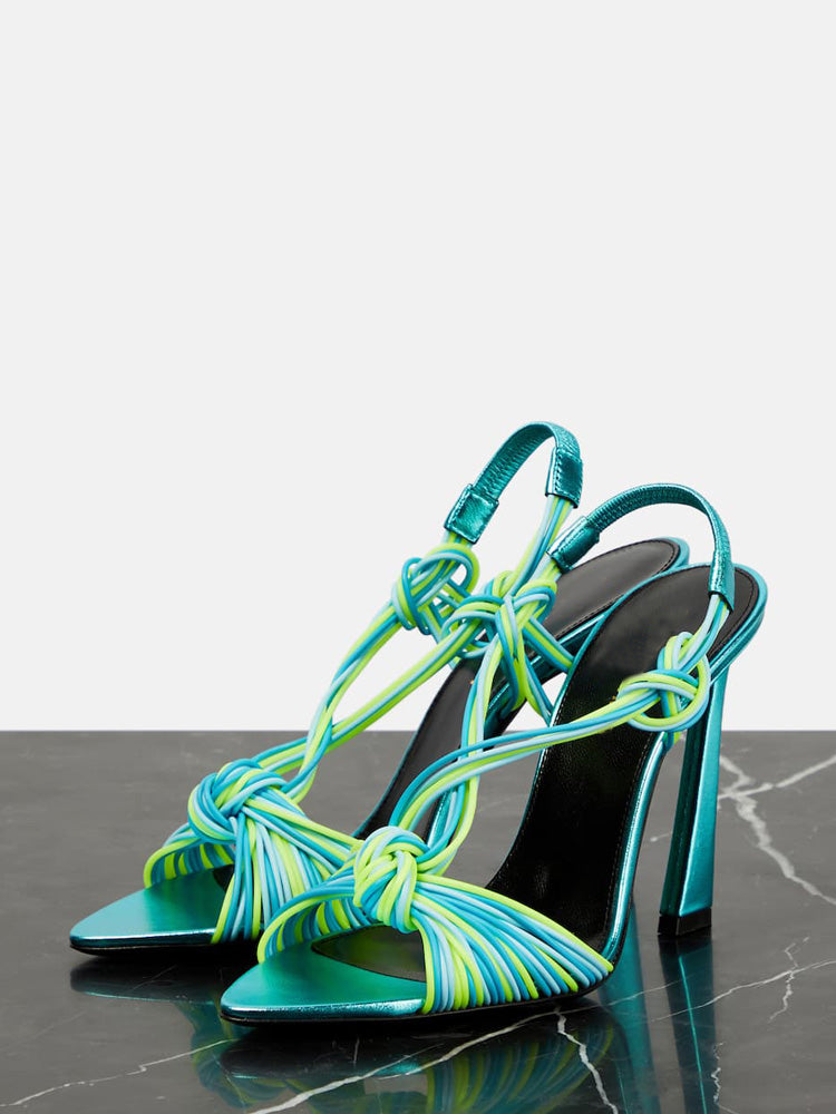 Point Toe Knot Heels