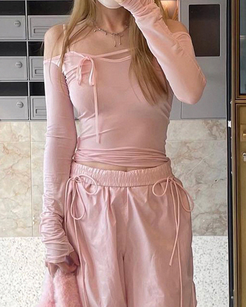 Dustrelia Balletcore Stringy Top - Fashionpara