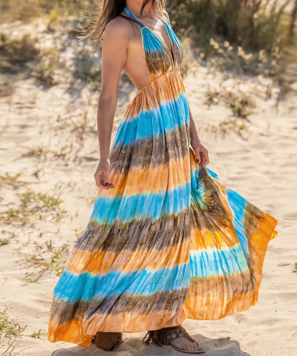 Summer Exquisite Tie-dye Dress - Fashionpara