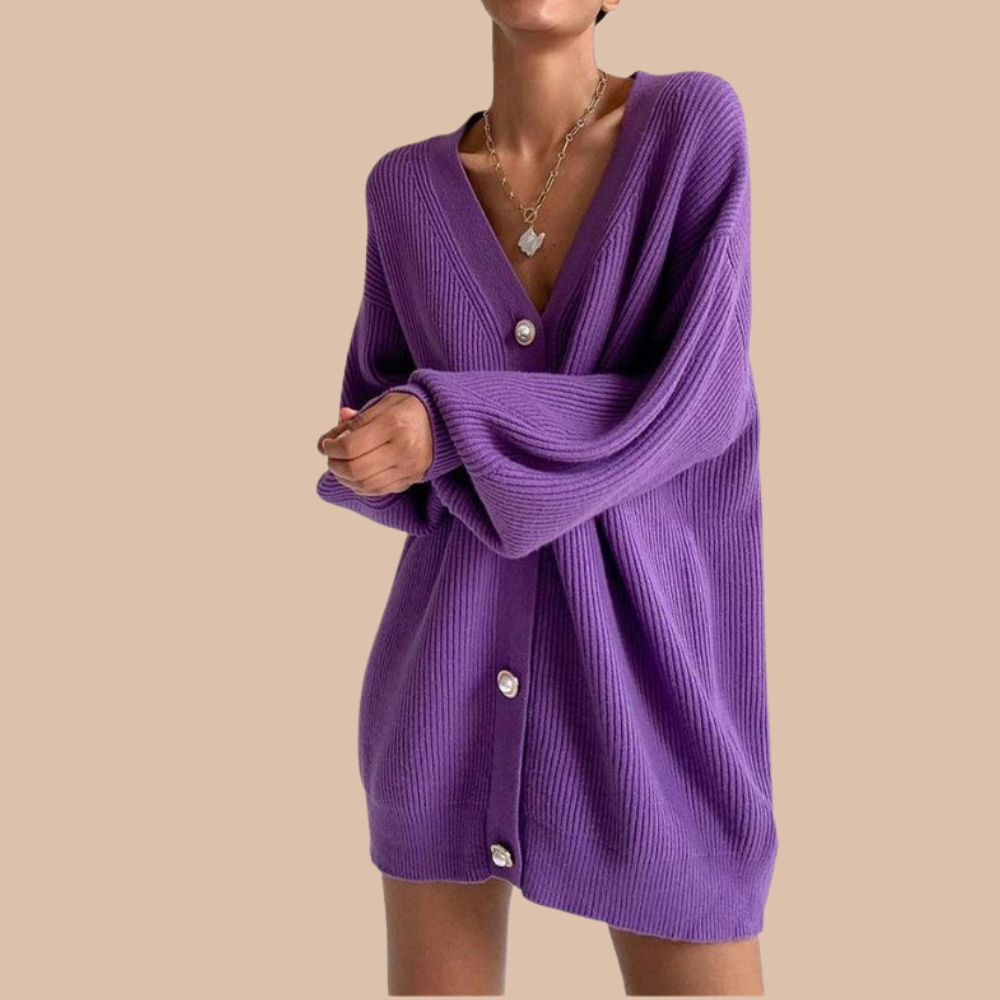 Orro Shop Miranda V-neck Cardigan for Effortless Style