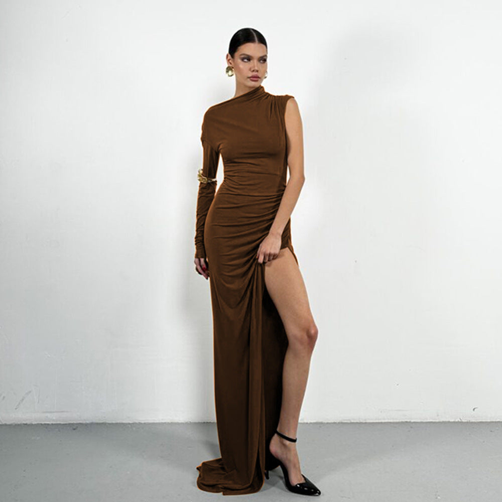 Cerva Maxi Dress - Brown