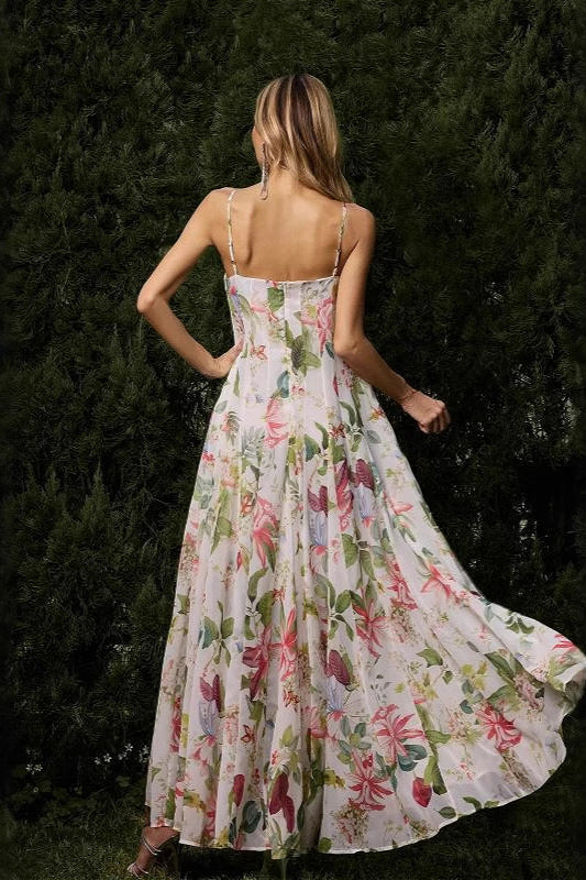 Sexy Slim Cami Printed Floral Dress