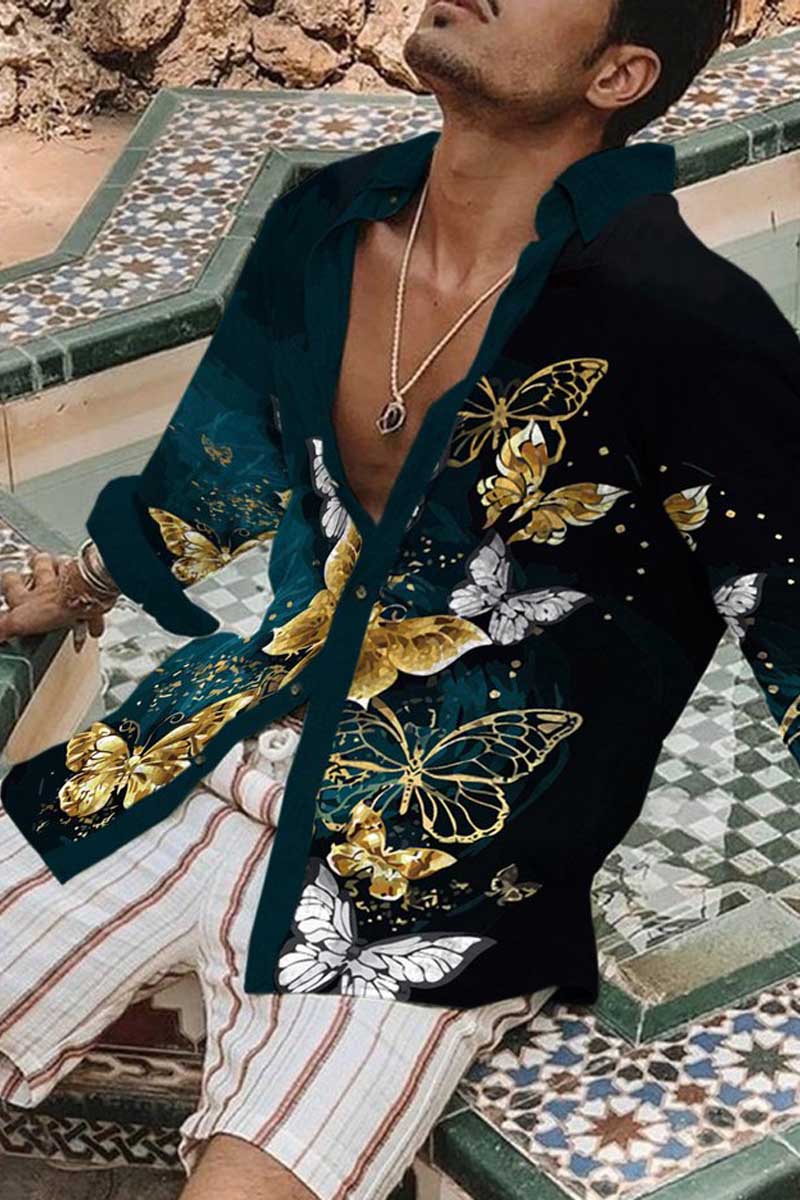 Men's Cotton&Linen Long-Sleeved Fashion Casual Shirt - Fashionpara