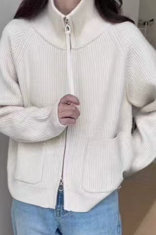 Loose Fit High Neck Sweater 7