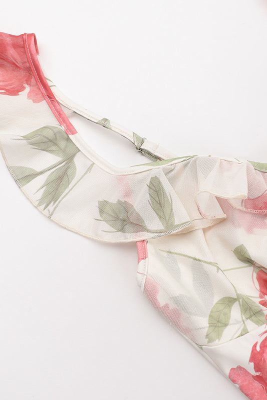 Floral Cami French Style Party Dress