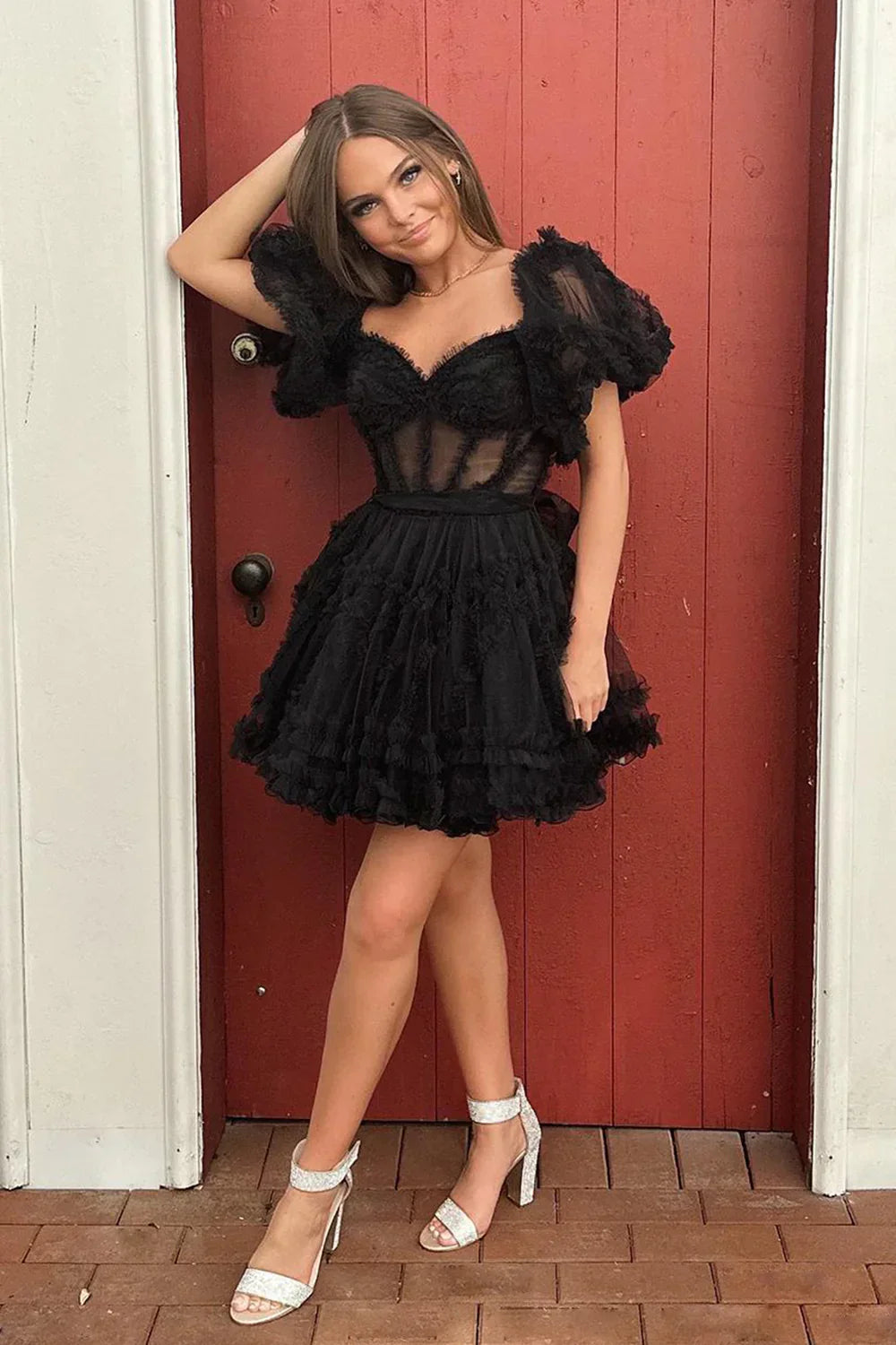 Gorgeous A Line Off the Shoulder Royal Blue Cortset Homecoming Dress