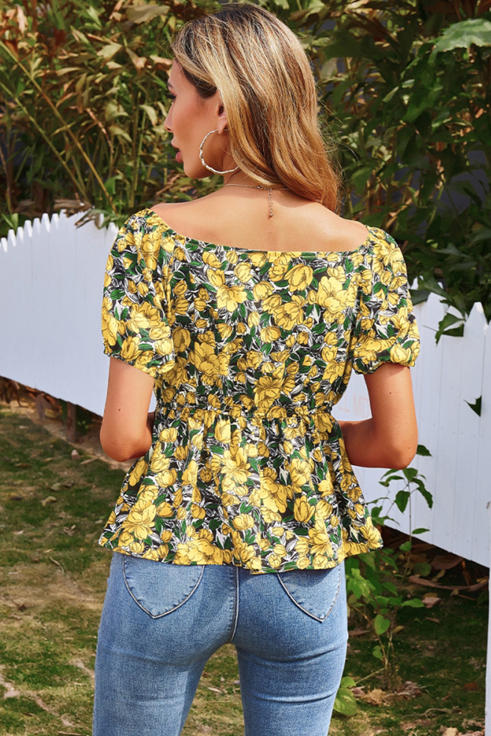 Printed Short-Sleeved Pullover