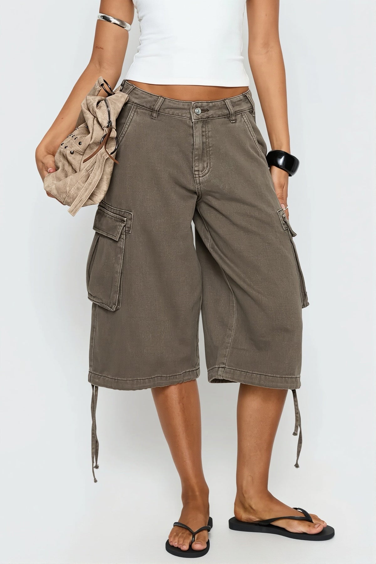 Camo Cargo Bermuda Pants