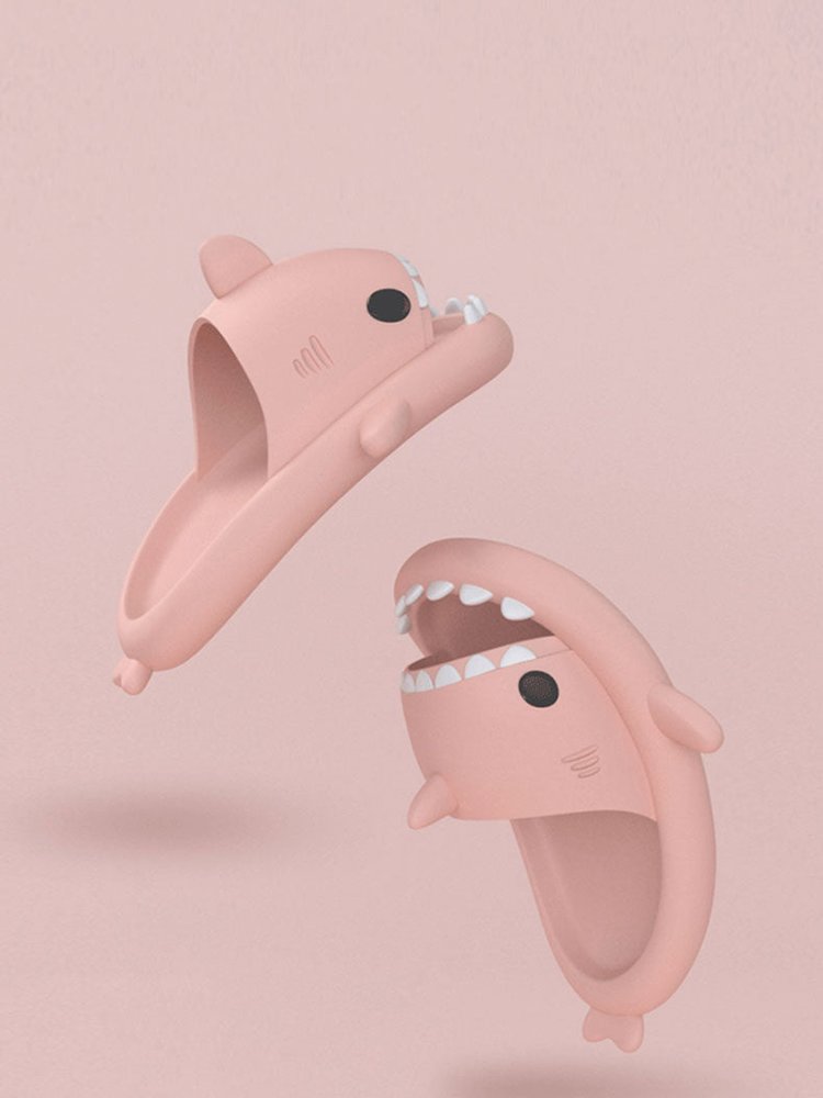 Unisex Casual Shark Slides