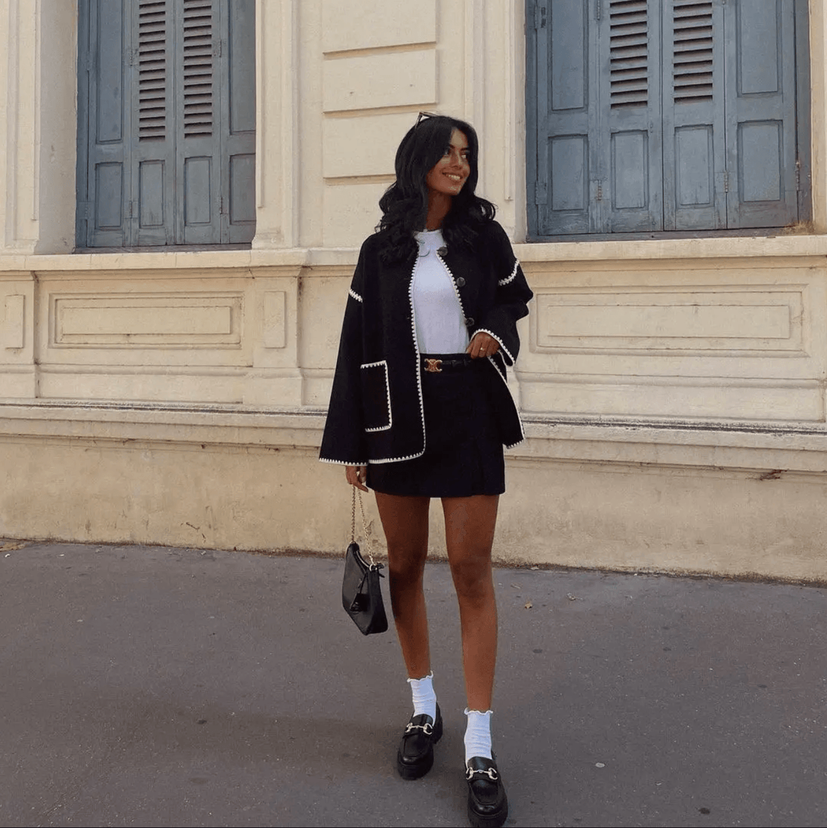 Forever Things Contrast Button Up Jacket 4