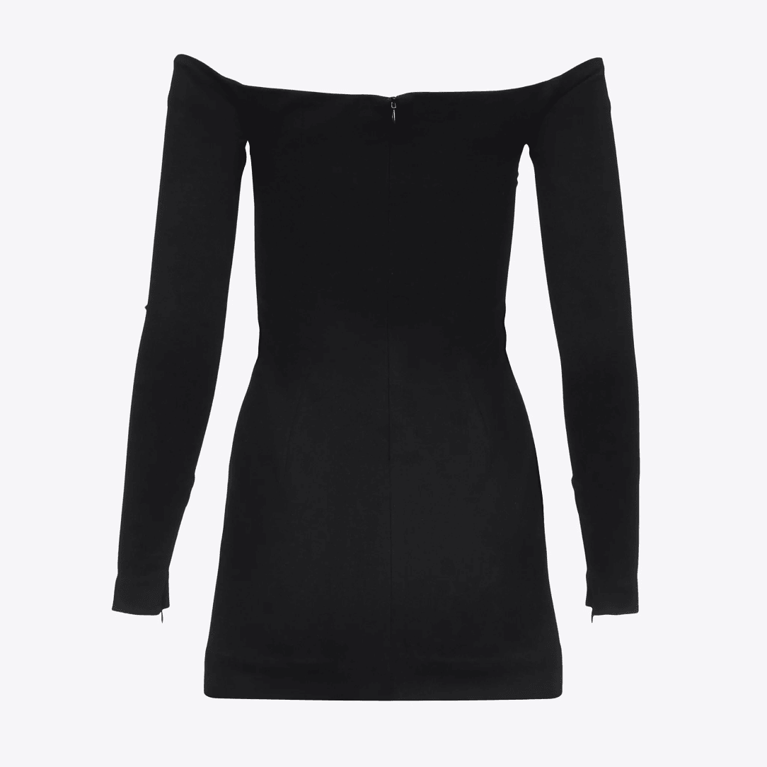 Envy You Off Shoulder Crystal Cup Mini Dress - View 10