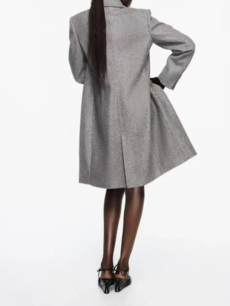 European Soft Slim Style Overcoat