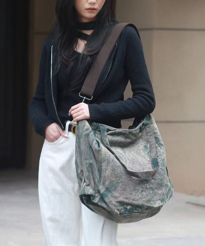 Casual Large Capacity Canvas Crossbody Bag