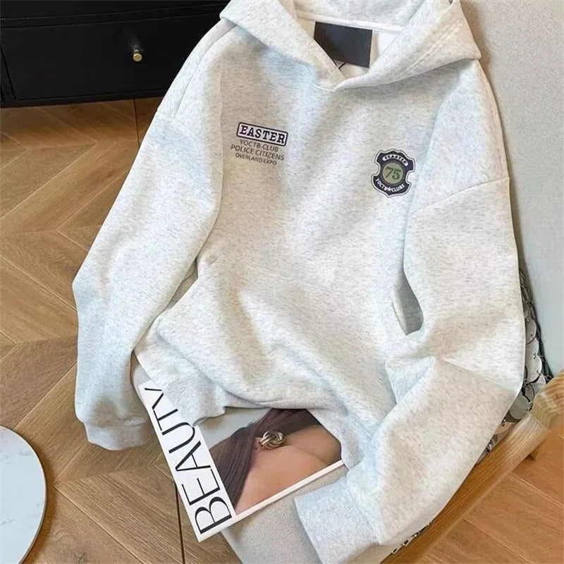 Graphic Printed Vintage Hoodie