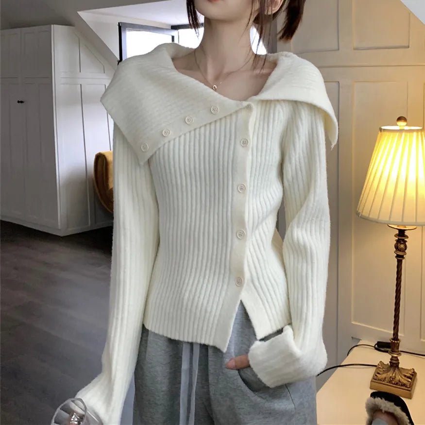 Utton Off Shoulder Gray Sweater 5