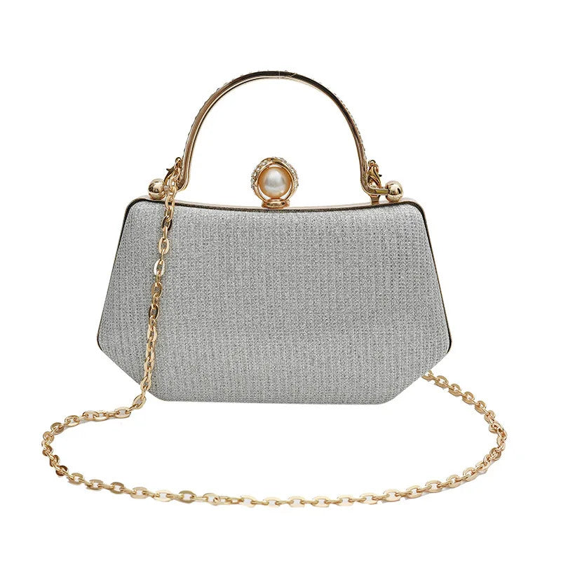 Glitter Evening Banquet Wrist Bag Rhinestone Clutch Bag
