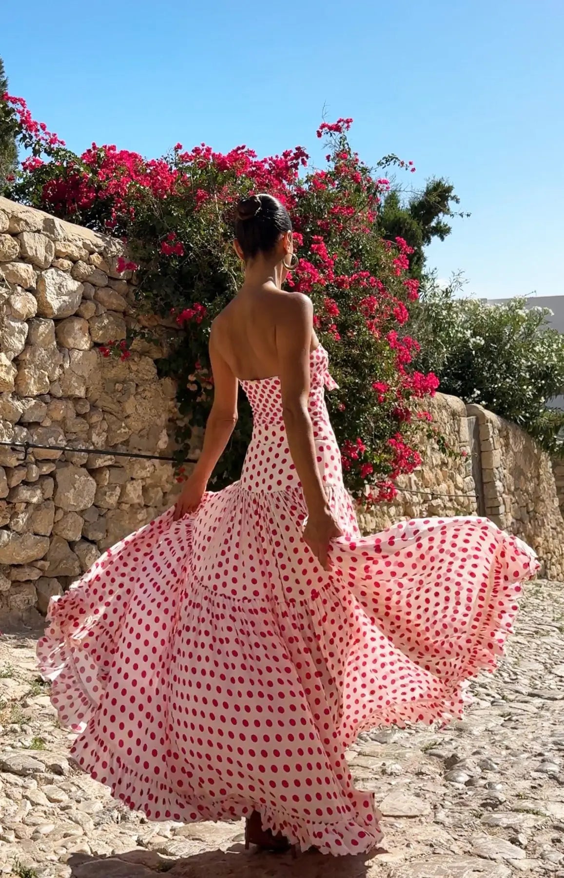 Ruffle Splice Print Swimsuit One Piece