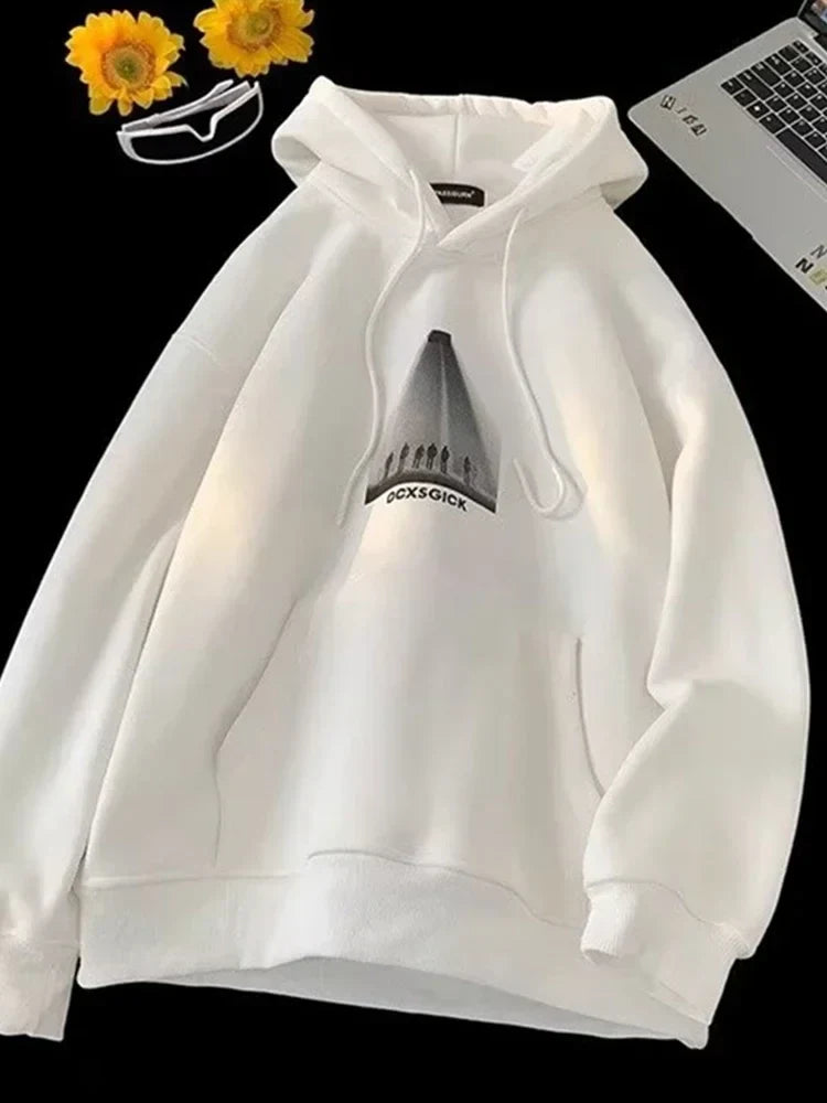 Funny Graphic Fleece Y2K Hoodie