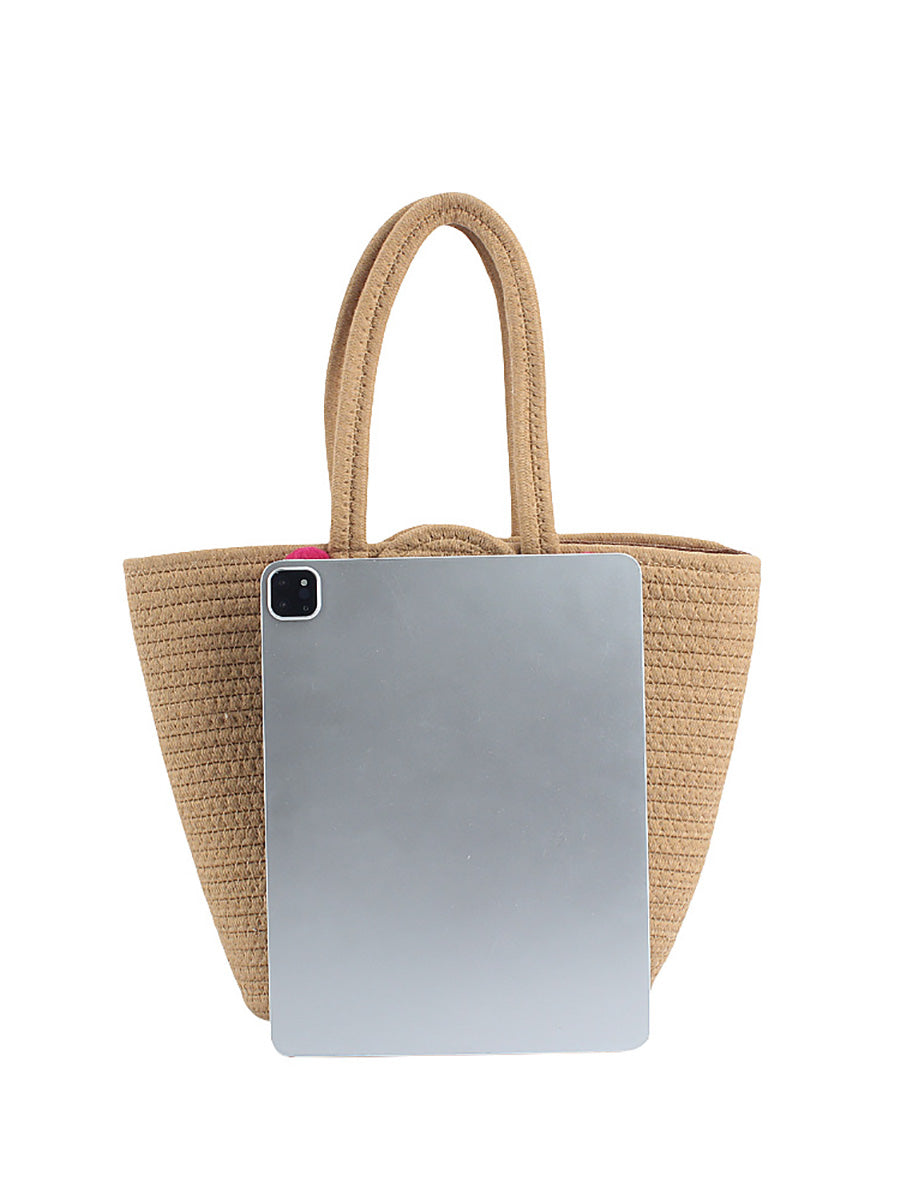 Fashion Pendant Shoulder Bag Ball Colorful Cotton