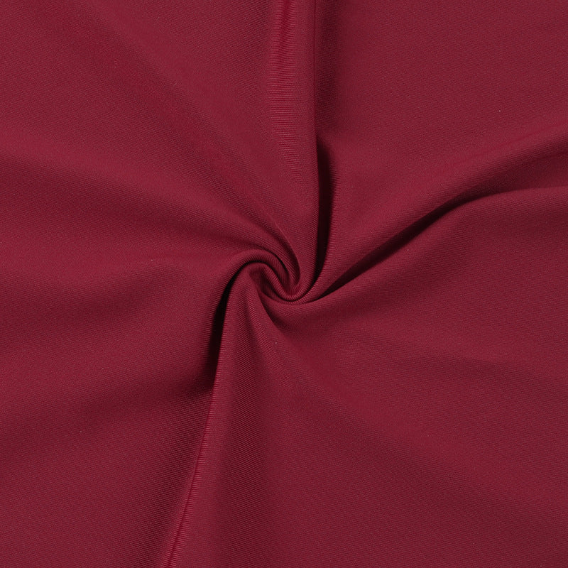 Crimson Kiss Mini Bodycon Dress - Maroon