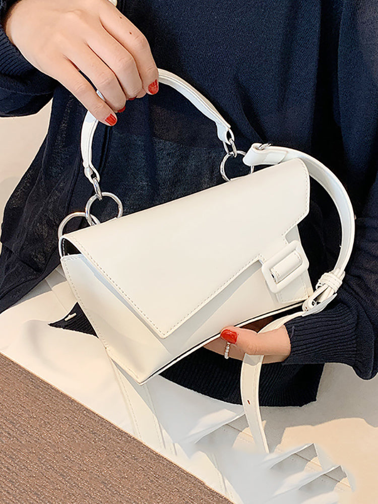 Retro Solid Color Leather Bags