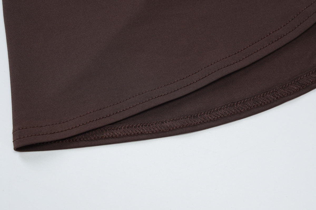 Gema Mini Dress - Brown