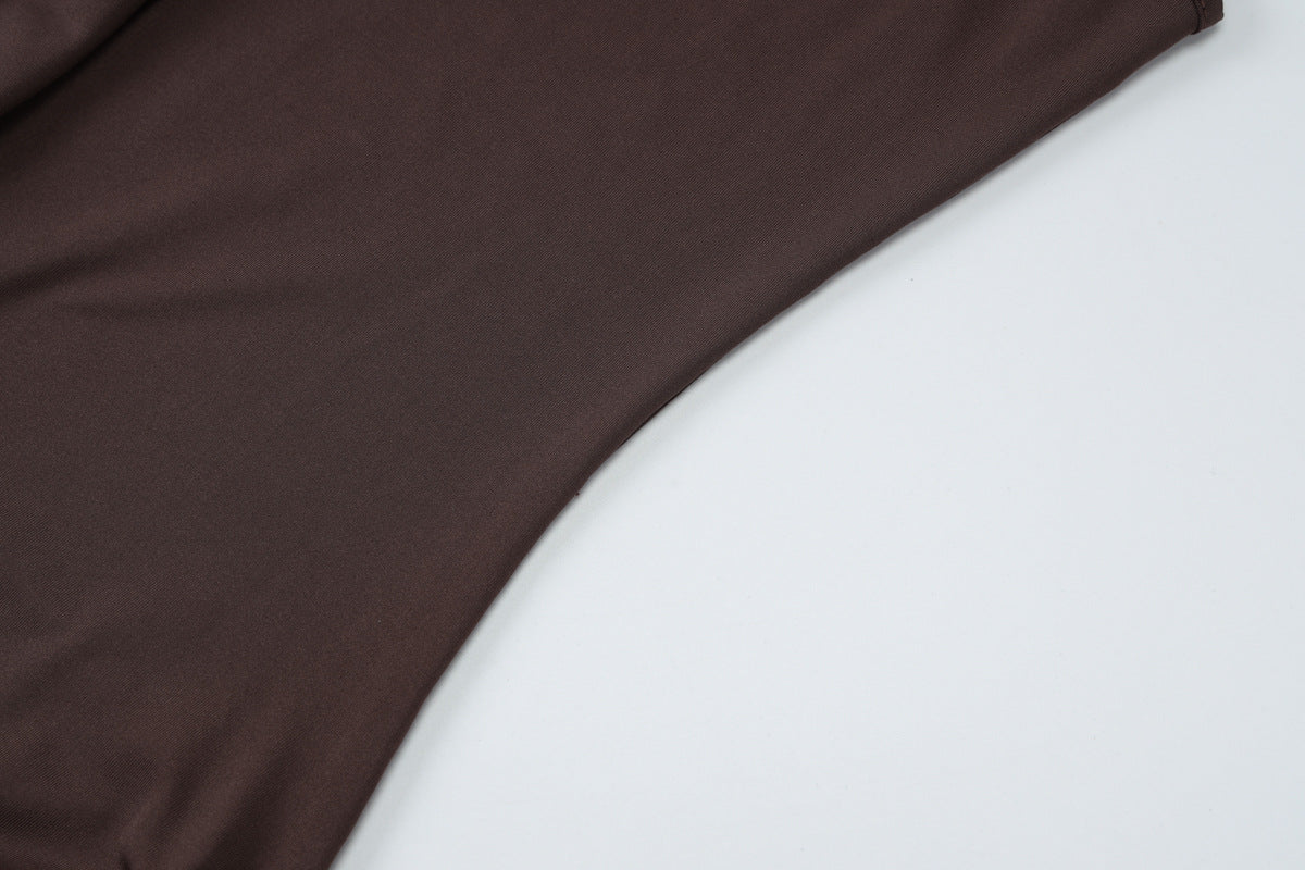 Gema Mini Dress - Brown