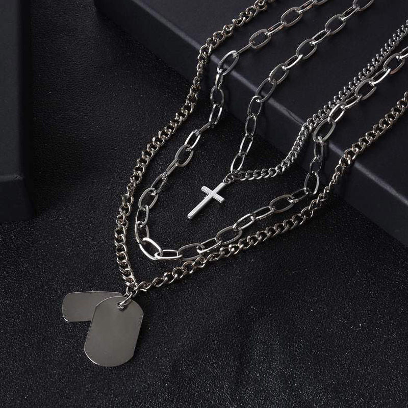 Trendy Minimalist Cross Necklace Set for Stylish Looks