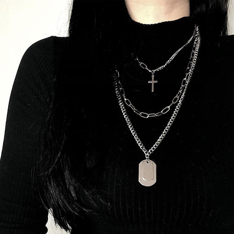 Trendy Minimalist Cross Necklace Set for Stylish Looks