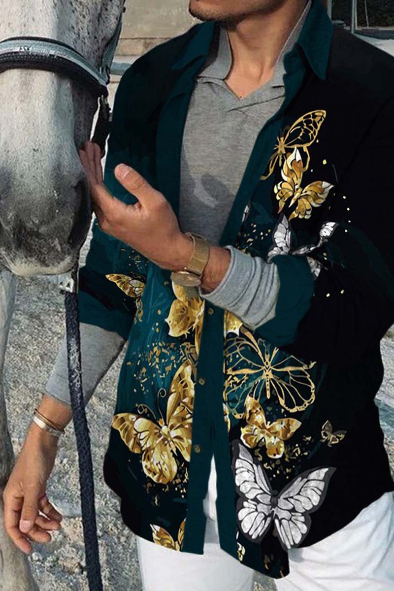 Men's Cotton&Linen Long-Sleeved Fashion Casual Shirt - Fashionpara