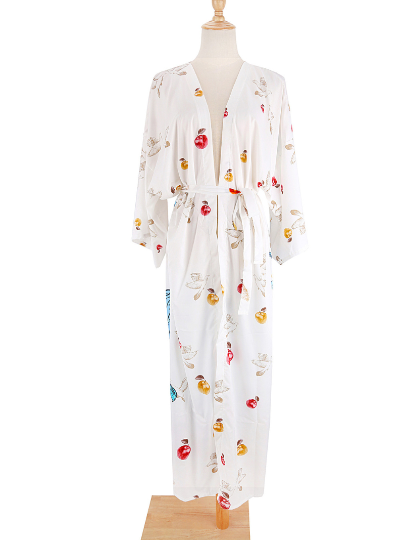 Everyone Loves Polyester Cardigan Style Kimono Jacket 5