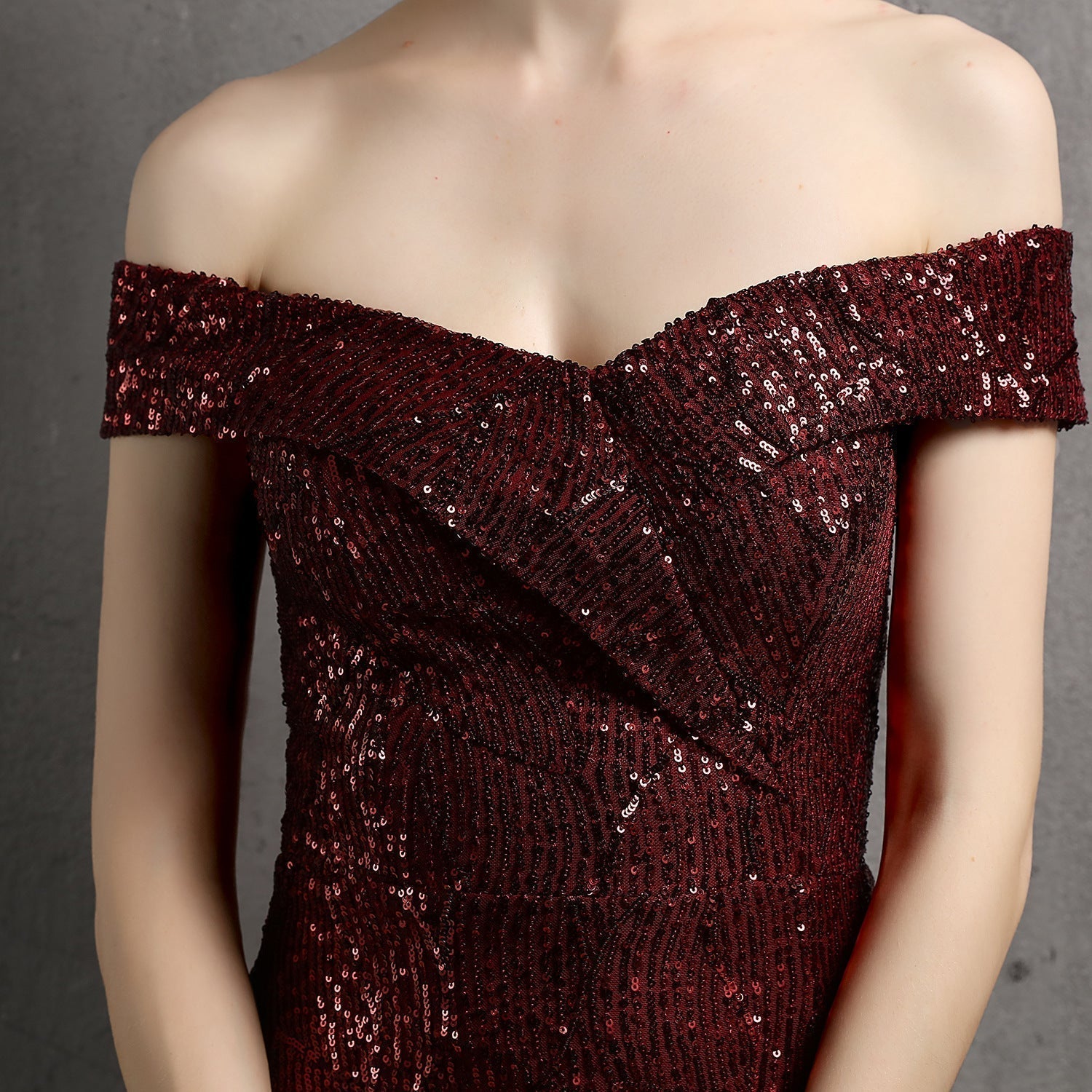 Olivia Formal Glitter Dress - Fashionpara
