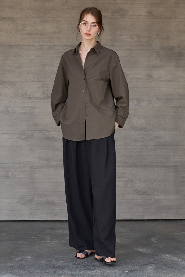 French Lazy Sheer Blouse