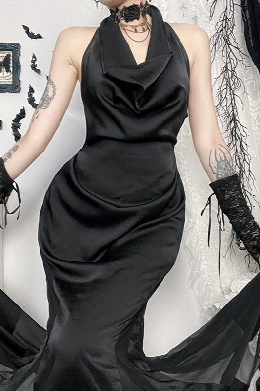 Sexy Halter Gothic Dress