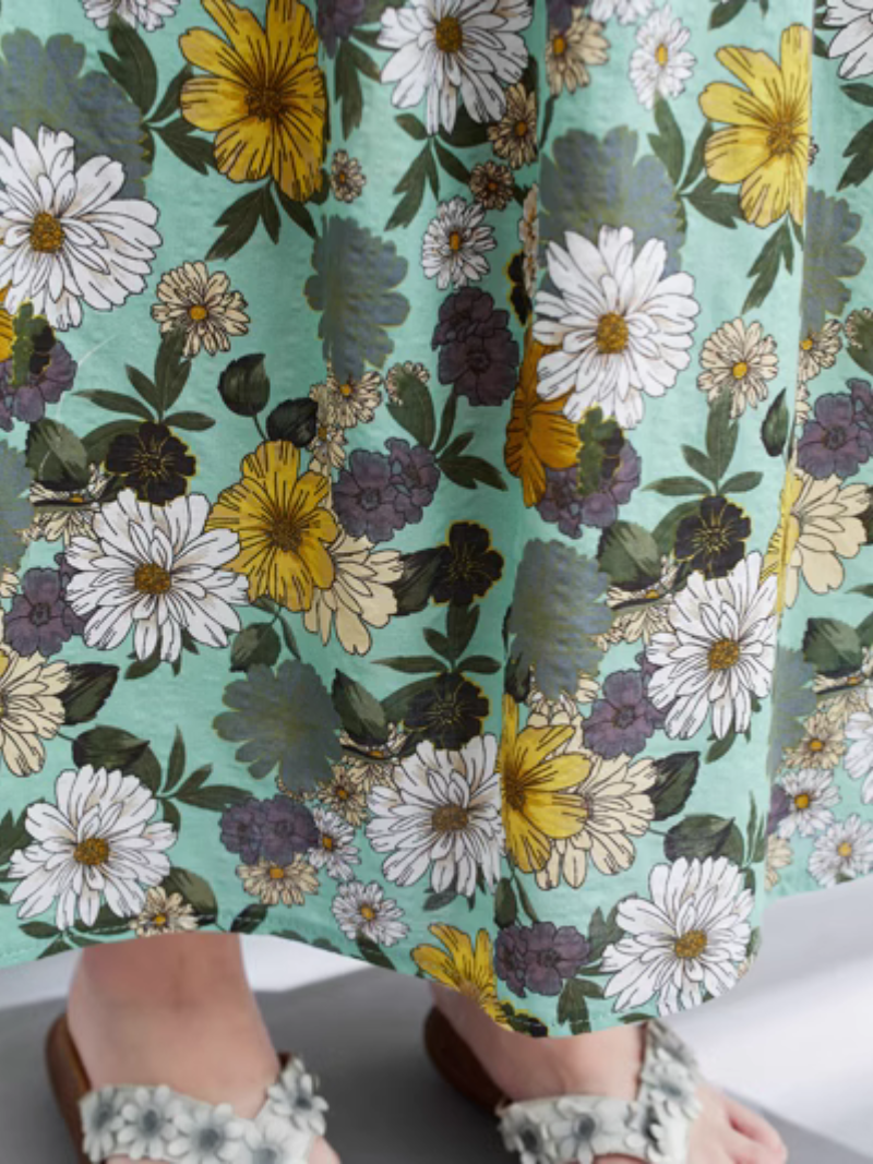 Floral Print Sleeveless Tiered Cami Maxi Dress 5