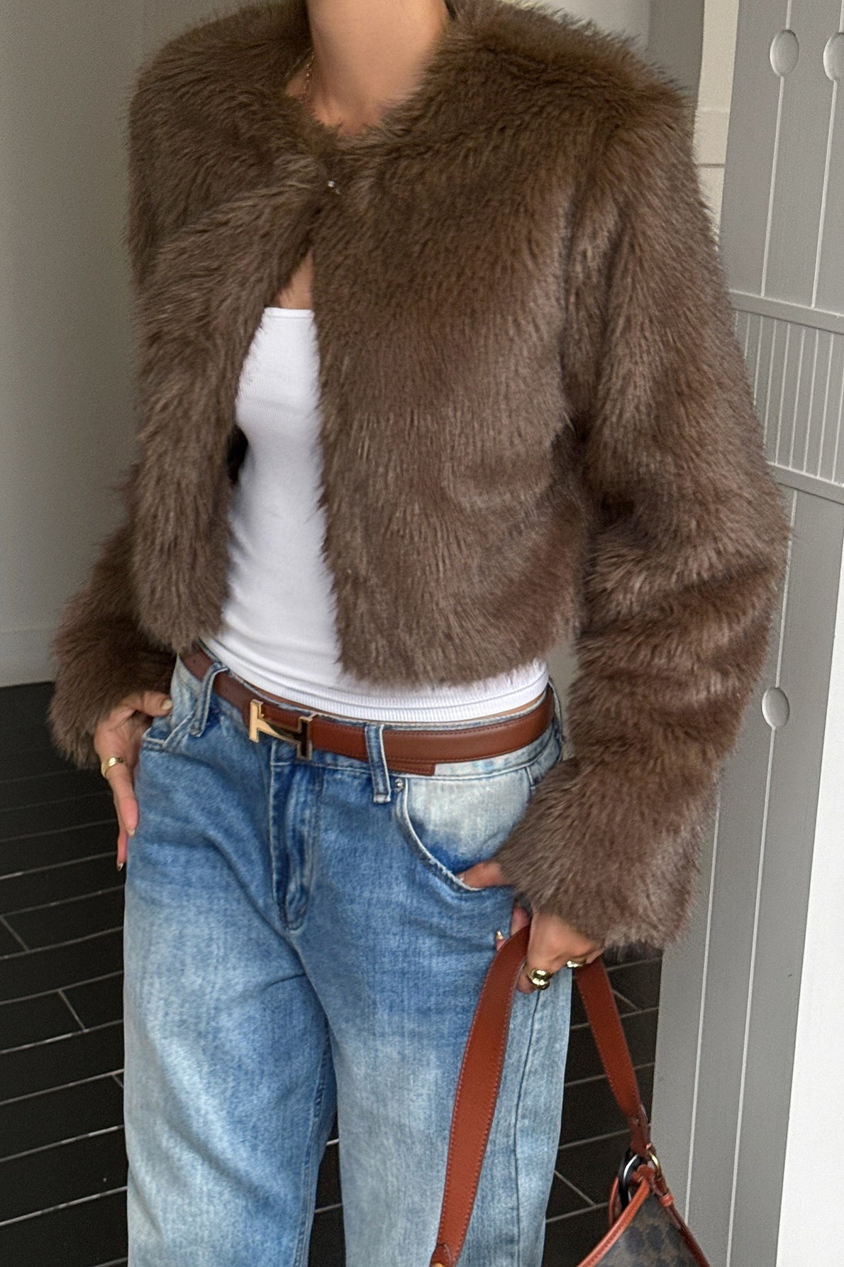 Casual Solid Knit Coat - Fashionpara