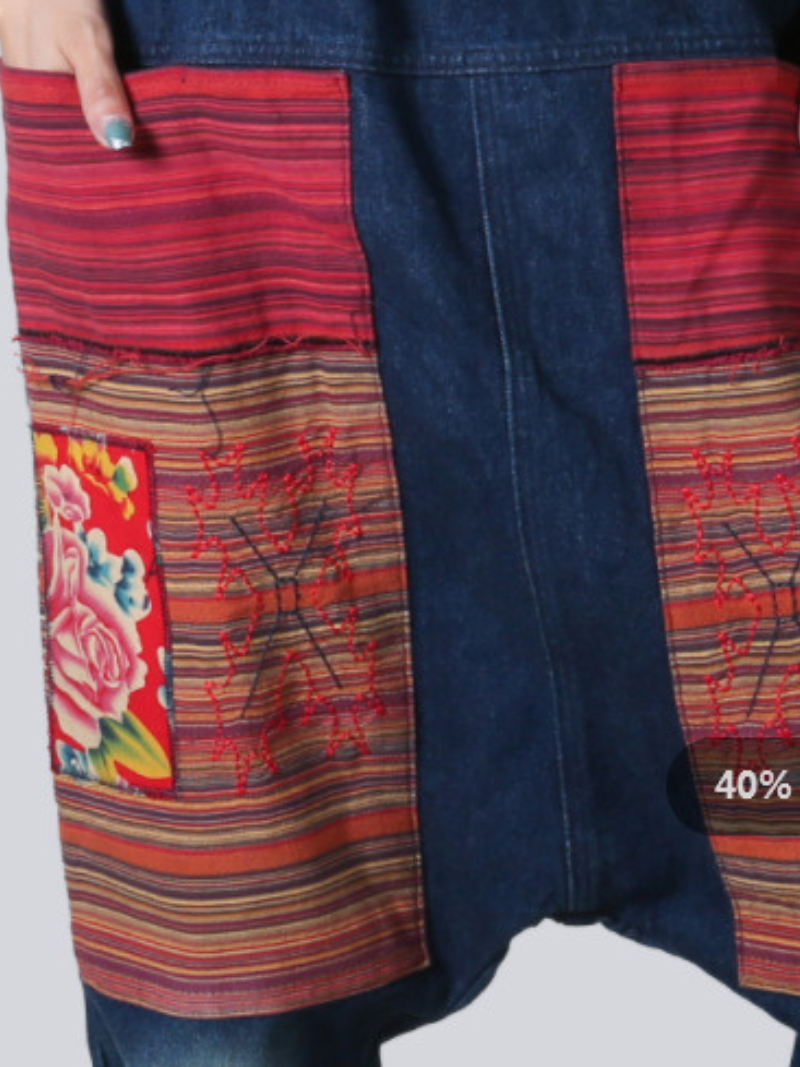 Comfy Middle Wasit Baggy Bottom - Fashionpara