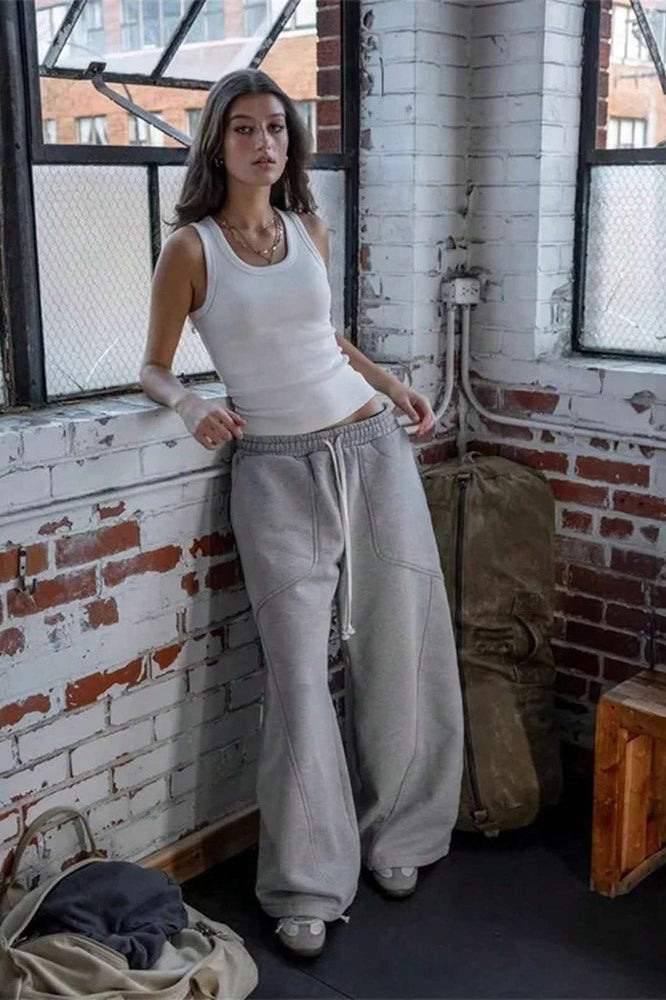 Streetwear Hip Hop Loose Wide Leg Casual Pants