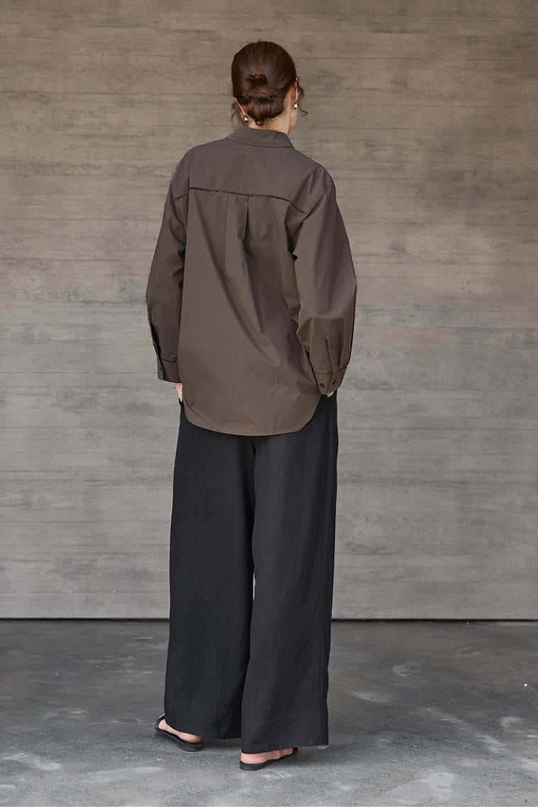 French Lazy Sheer Blouse