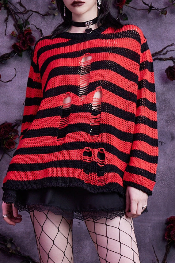 PrincessAce Stylish Hollow Knit Halloween Sweater for All