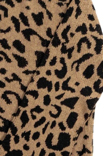 Chic Leopard Print Cardigan for Effortless Casual Style