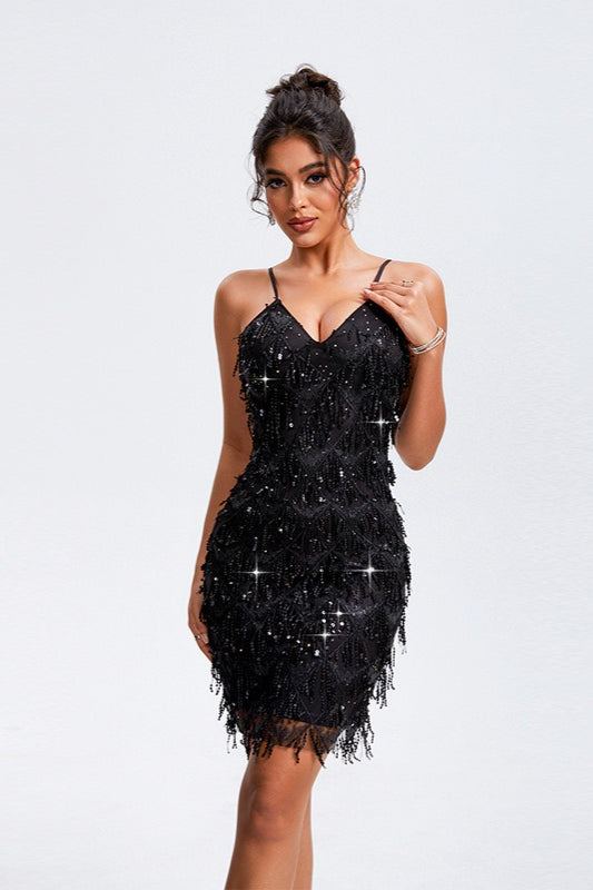 Sequin Midi Dress