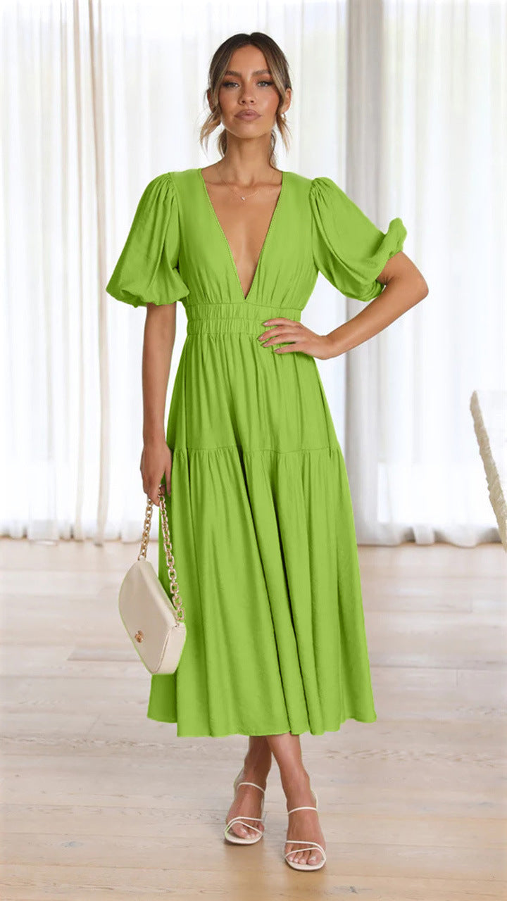 Brunch It Right Midi Dress - Light Green