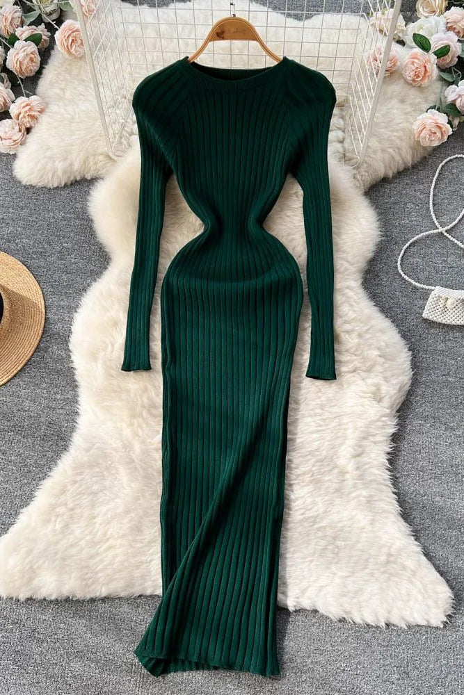 Orro Shop Long Sleeve Bodycon Sweater Dress for Every Occasion