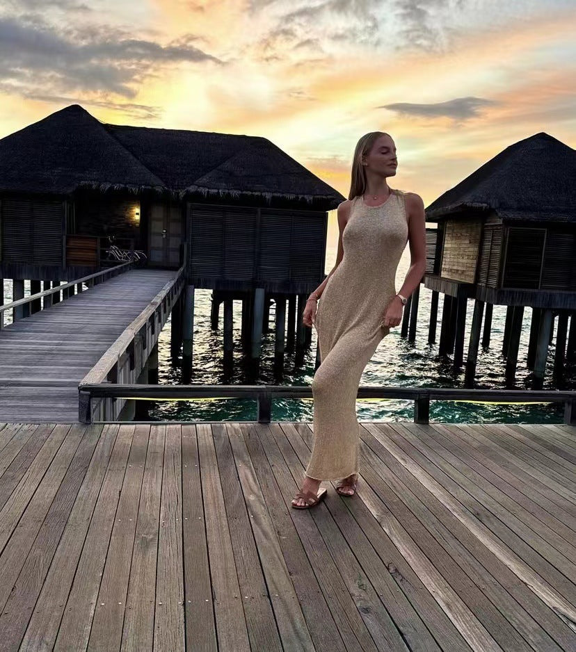 Alfonso Maxi Dress - Gold